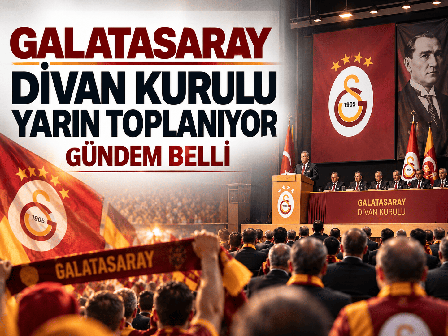 Galatasaray Divan Kurulu yarın toplanıyor: Gündem belli