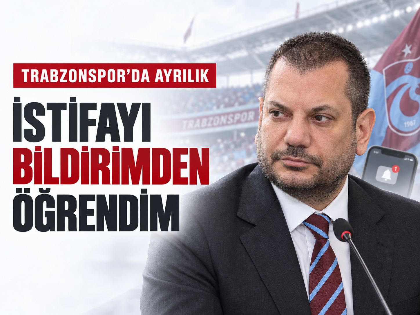 Trabzonspor’da ayrılığın perde arkası ortaya çıktı