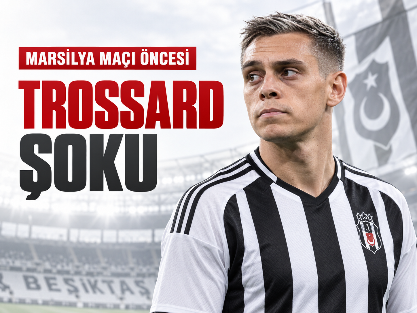 Beşiktaş’a Avrupa maçı öncesi kötü haber