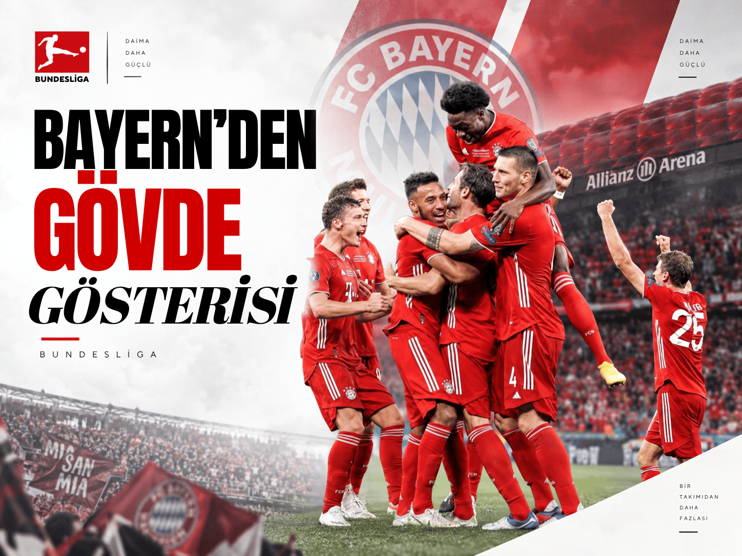 Bayern Münih rakibini sahadan sildi! 7 gollü gece