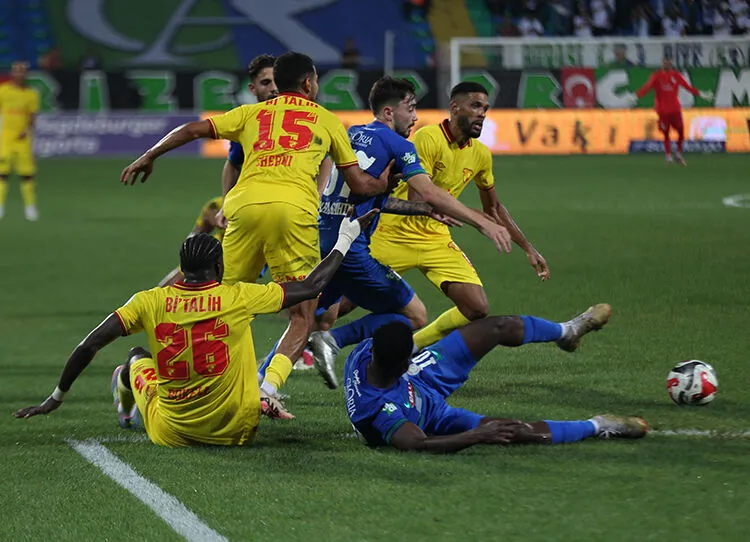 Göztepe ile Rizespor puanları paylaştı: 2-2
