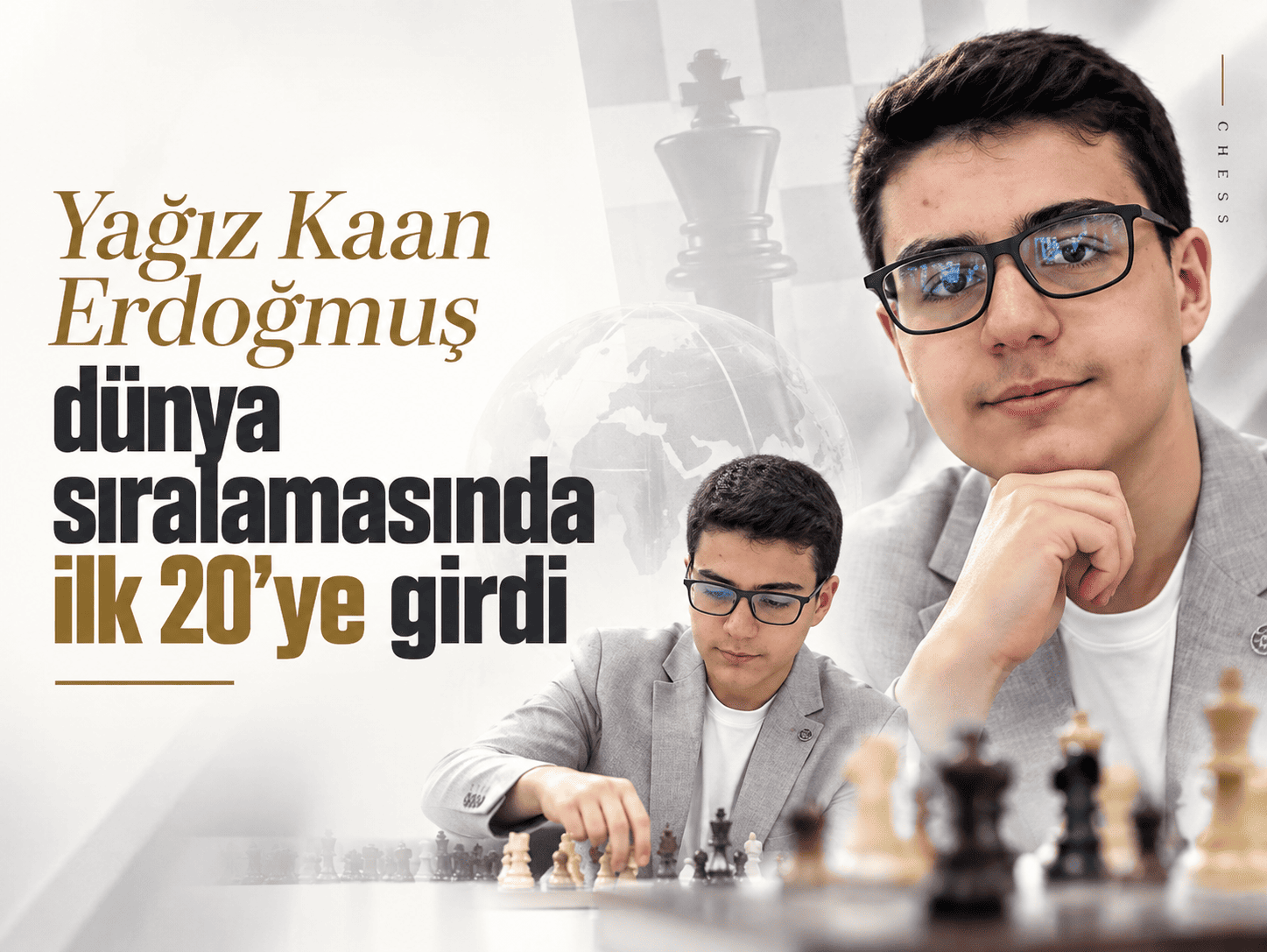 Yağız Kaan Erdoğmuş dünya sıralamasında ilk 20'nin içinde!