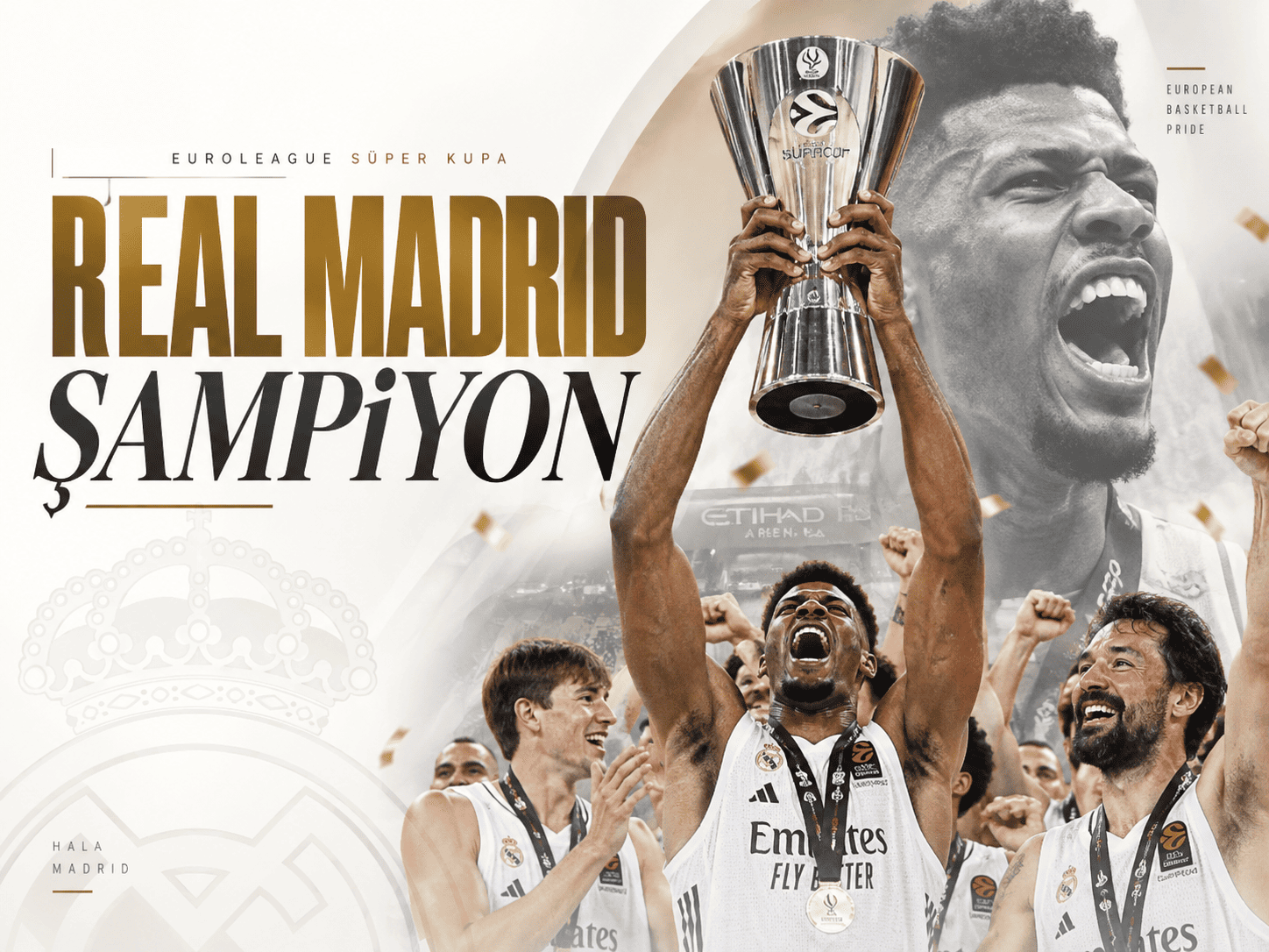 EuroLeague Süper Kupa finalinde Real Madrid rüzgarı esti!