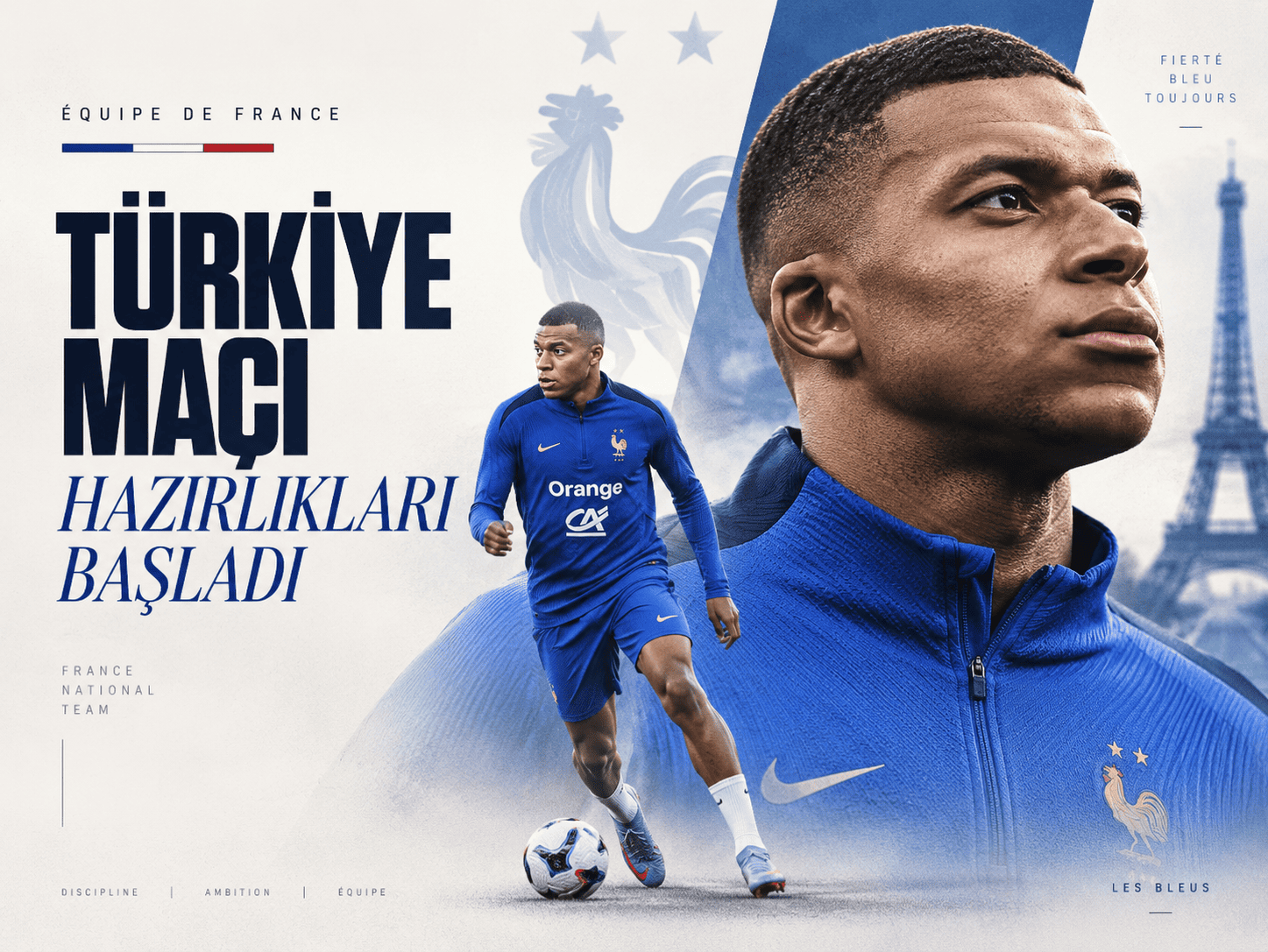 Fransa'da gözler Türkiye karşılaşmasında
