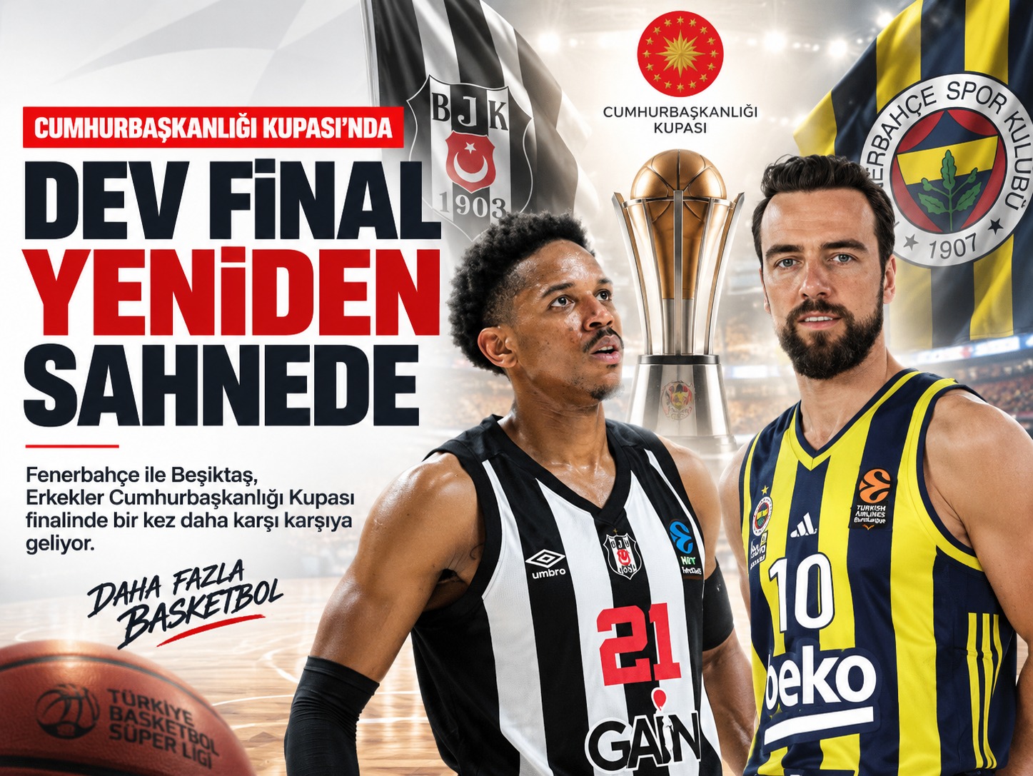 Dev final yeniden sahnede: Fenerbahçe-Beşiktaş
