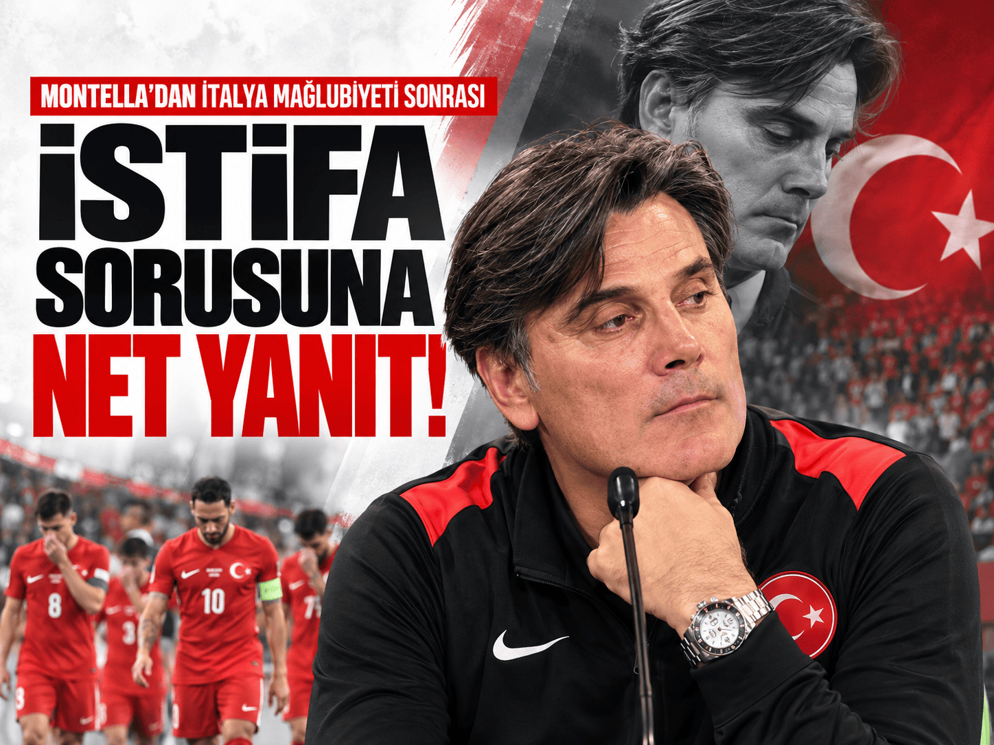 Tribünler tepki gösterdi, Montella kabul etti: Yuhalanmayı hak ettik