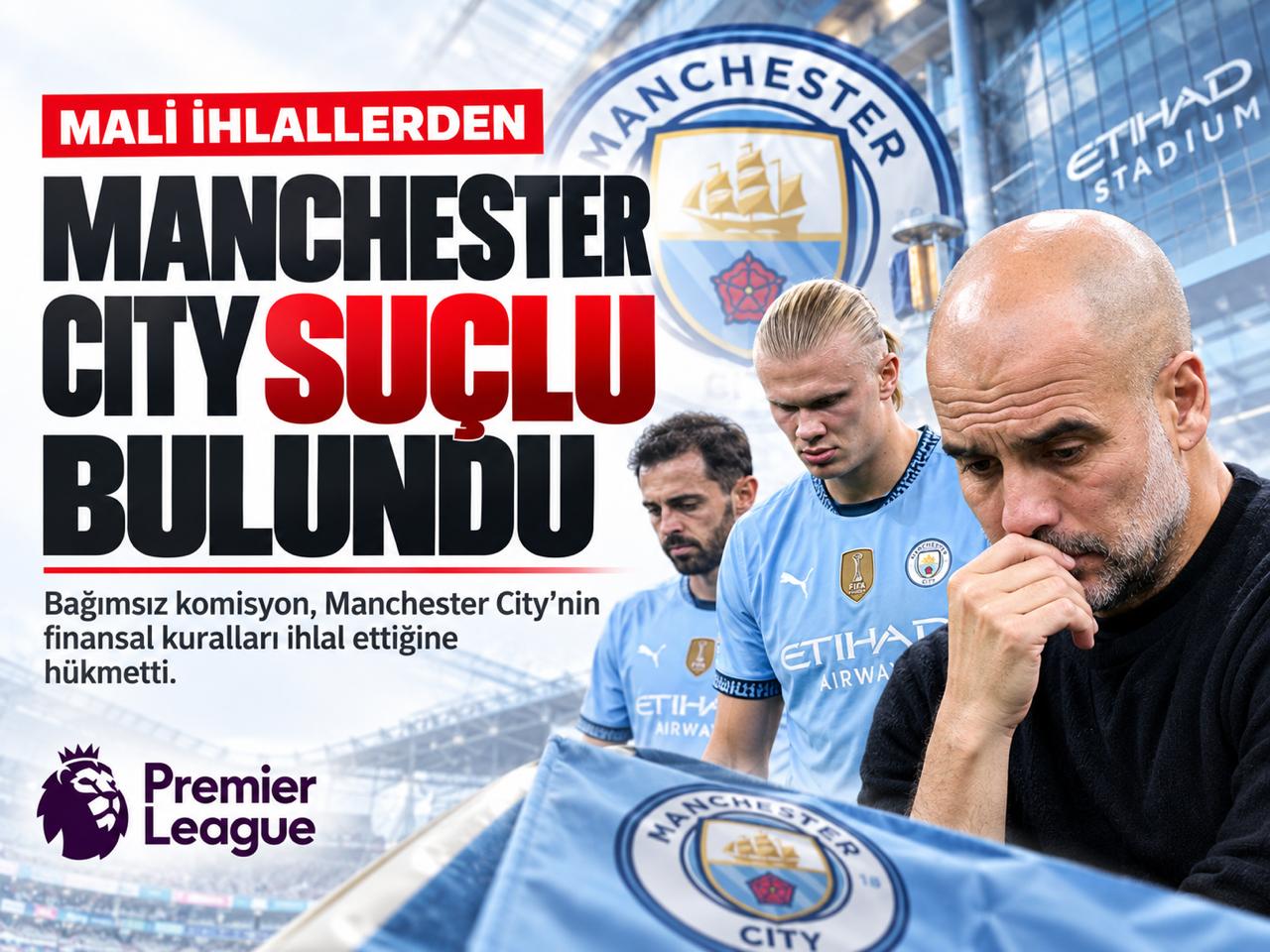 Manchester City mali ihlallerden suçlu bulundu