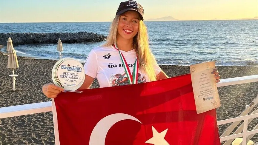 Eda Savcıgil tarih yazdı! 32 kilometrede çifte rekor