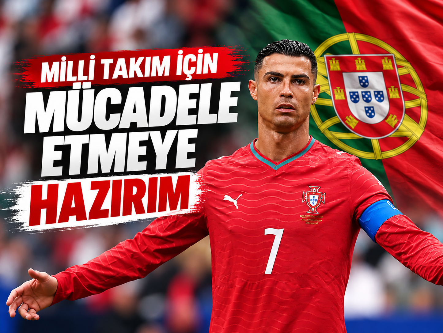 Cristiano Ronaldo milli takımı bırakmadı: “Mücadele etmeye hazırım”