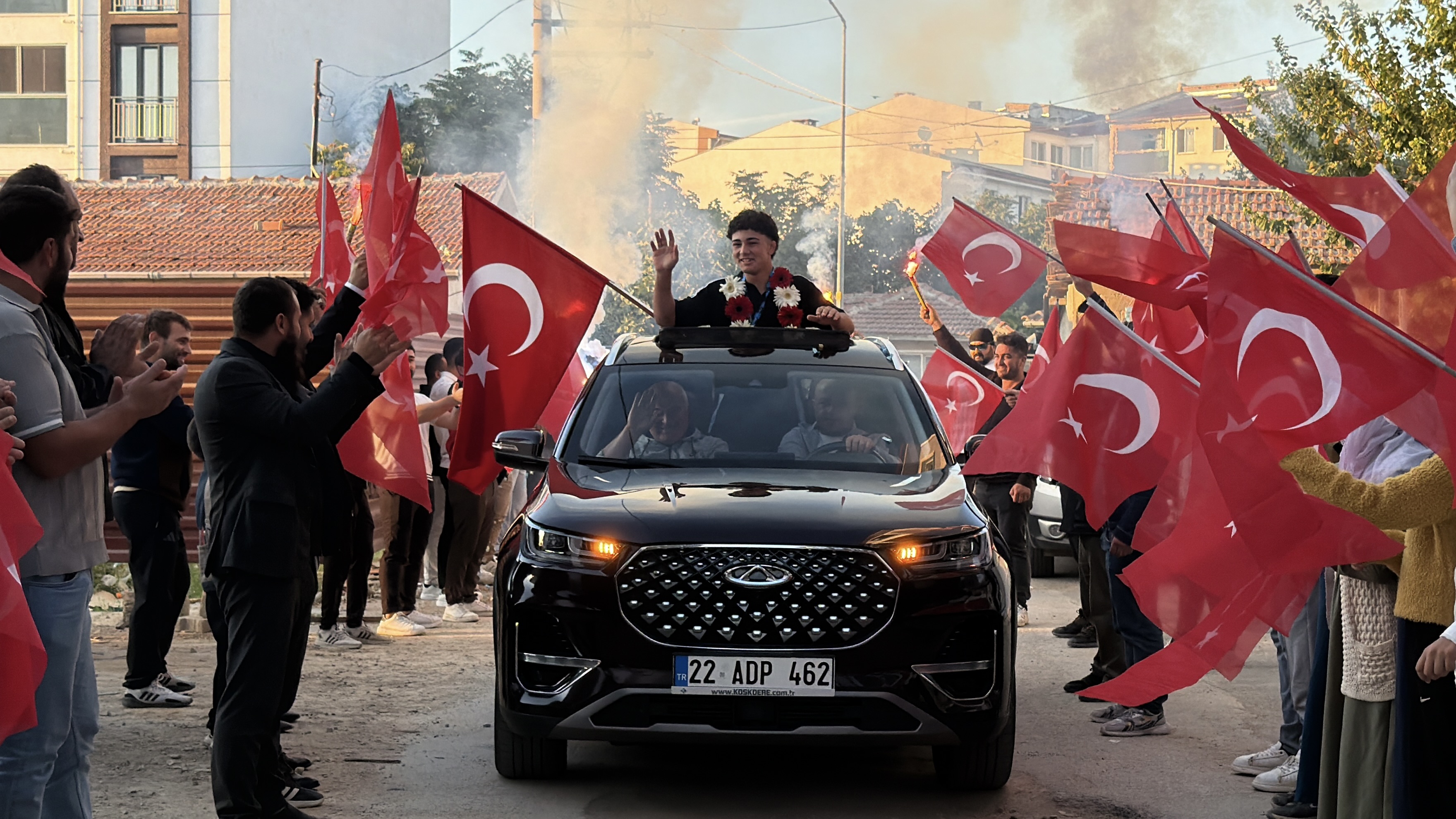 Balkan şampiyonu Ahmet’ten Filistin’e altın madalya