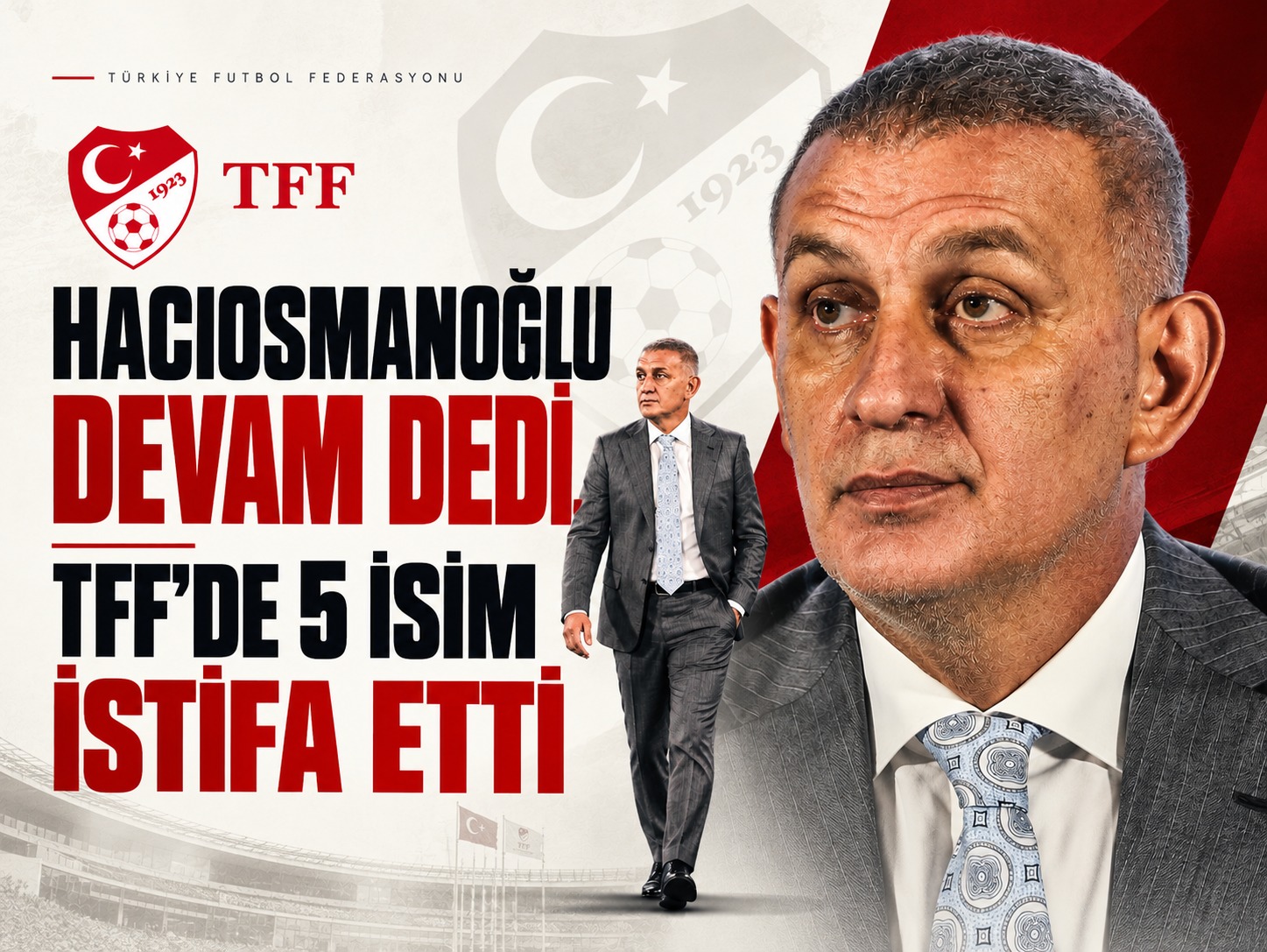 Riva'daki toplantıdan 5 istifa çıktı! TFF'de neler oluyor?