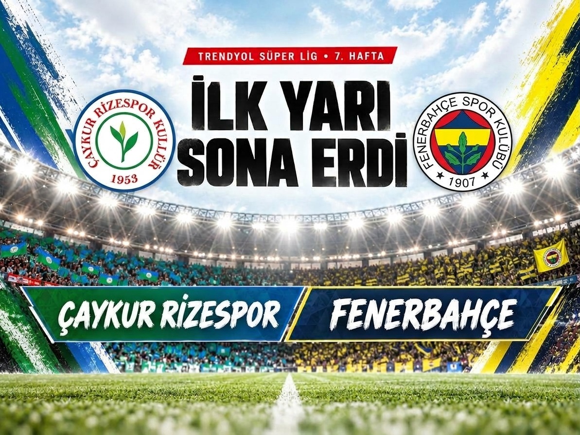 Fenerbahçe, Rizespor karşısında soyunma odasına önde gitti