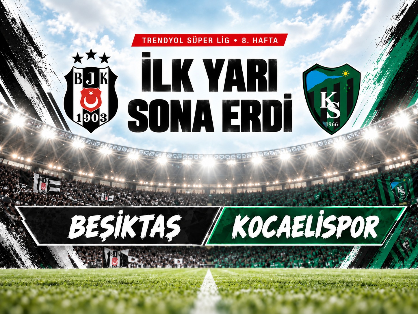 Orkun ve Vlahovic attı, Beşiktaş devreyi önde kapattı