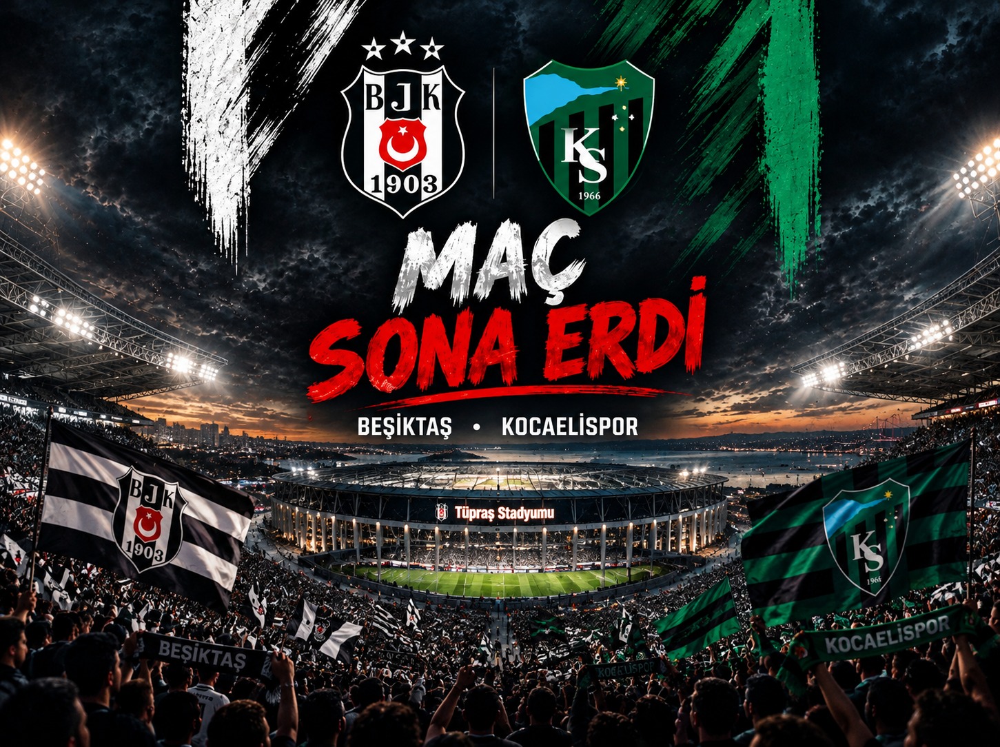 Beşiktaş, Kocaelispor karşısında hata yapmadı: 2-1