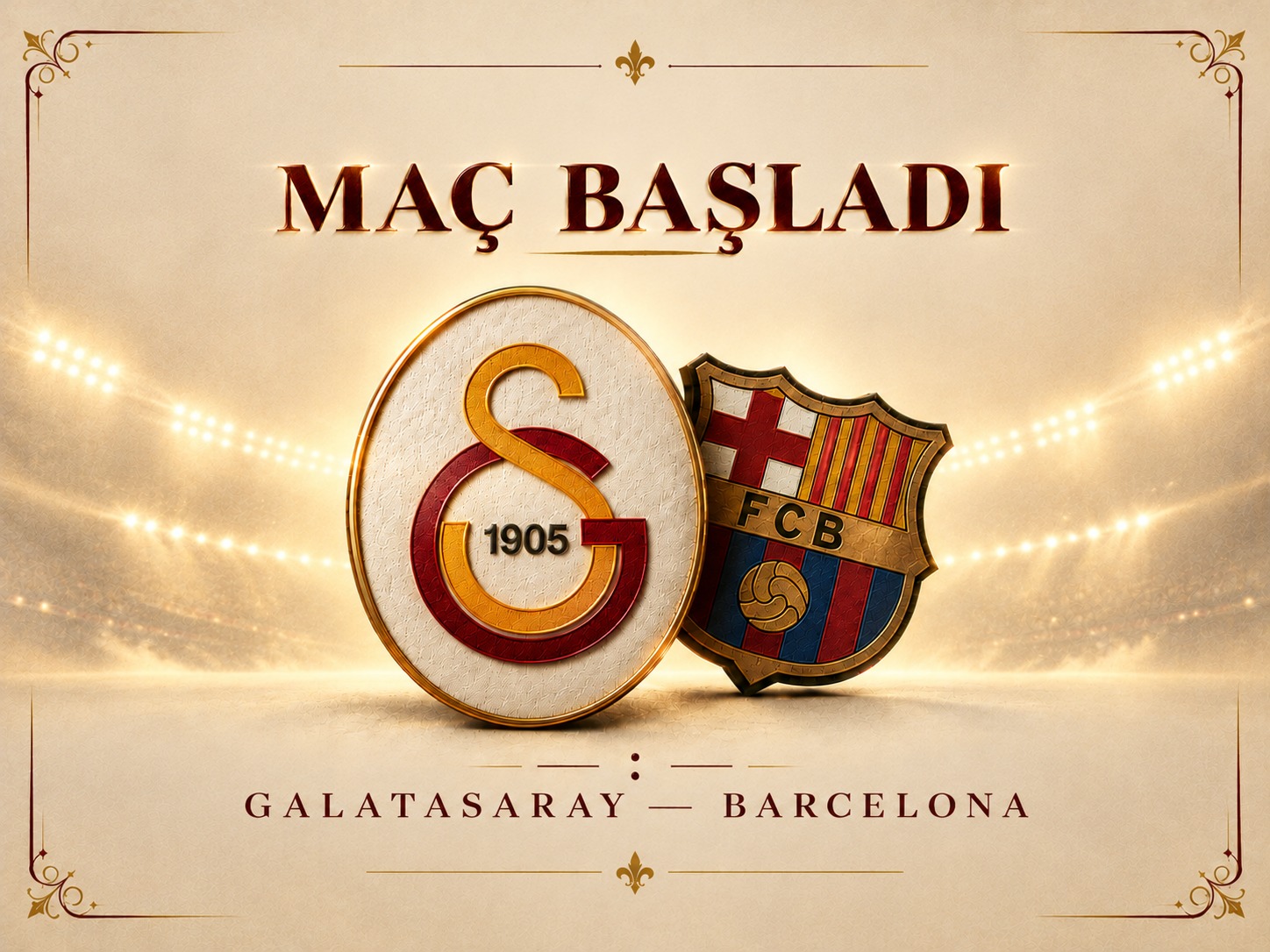 Galatasaray Barcelona karşısında: Şampiyonlar Ligi’nde ilk düdük çaldı