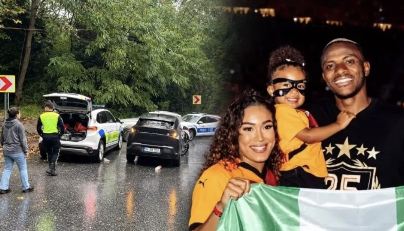 Osimhen'in sevgilisi İstanbul'da trafik kazası geçirdi