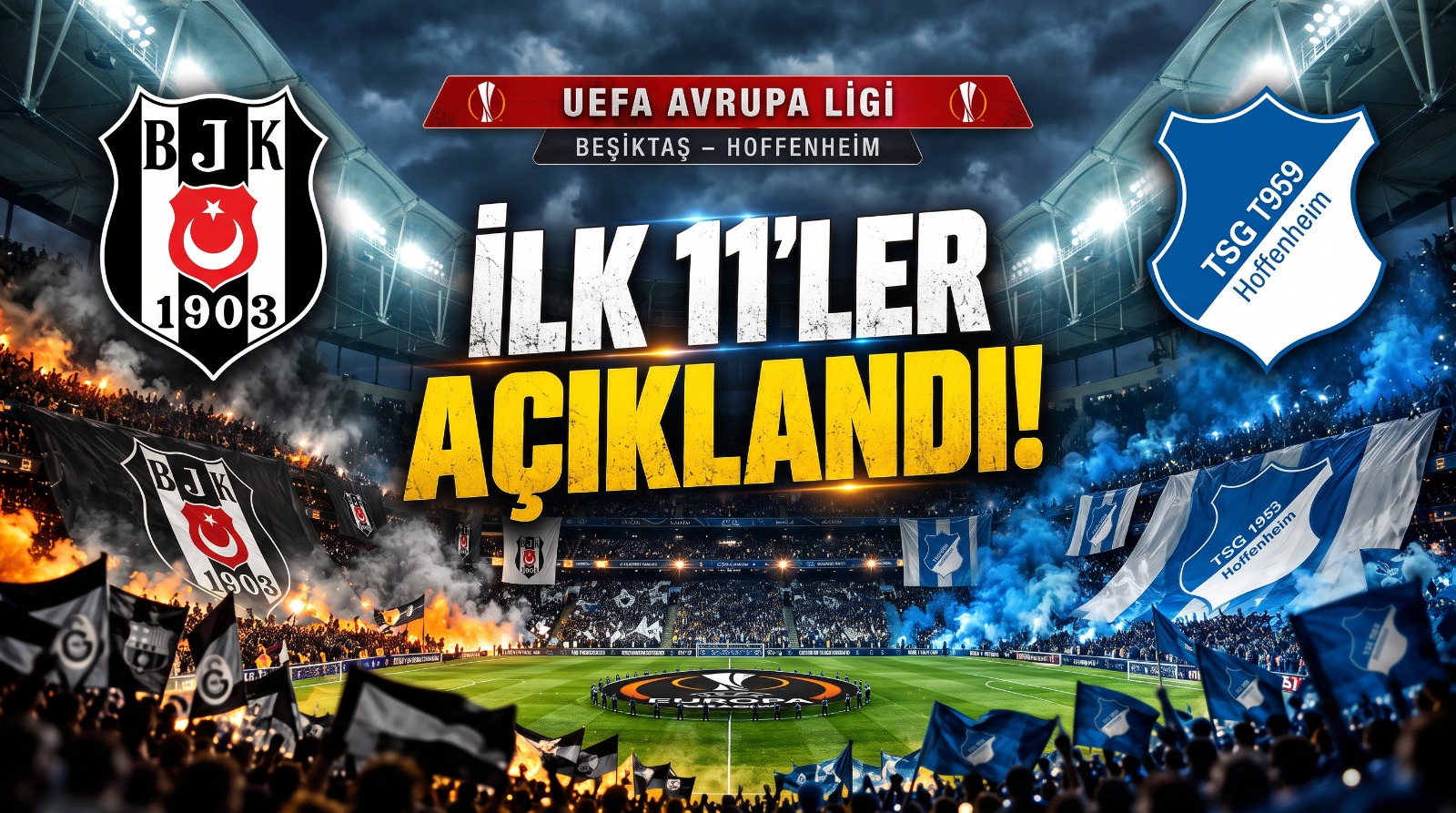 Hoffenheim-Beşiktaş maçında kadrolar açıklandı