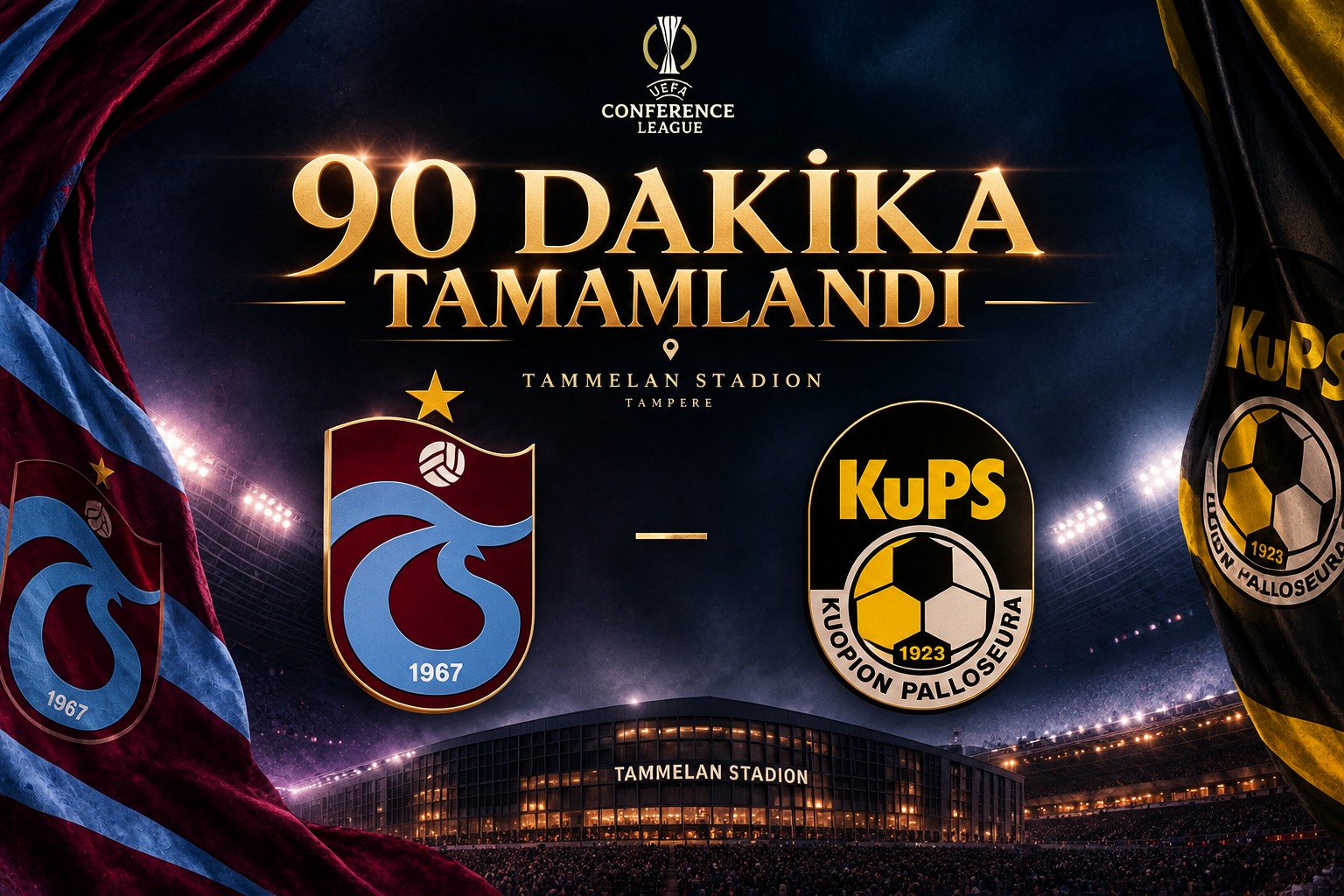 Trabzonspor Avrupa’ya 4 gollü galibiyetle başladı