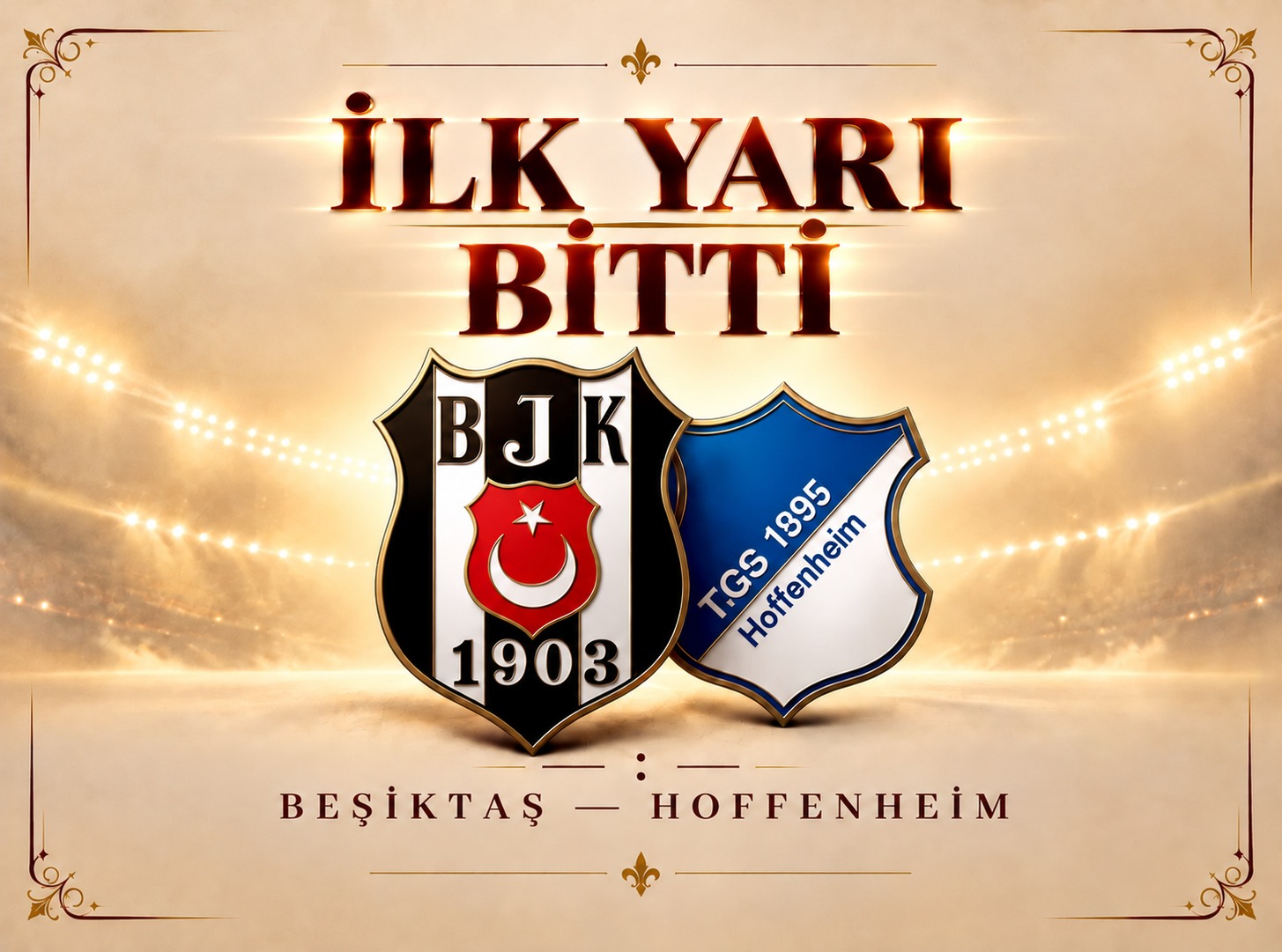 Beşiktaş Almanya’da kilidi açamadı: İlk yarıda gol çıkmadı