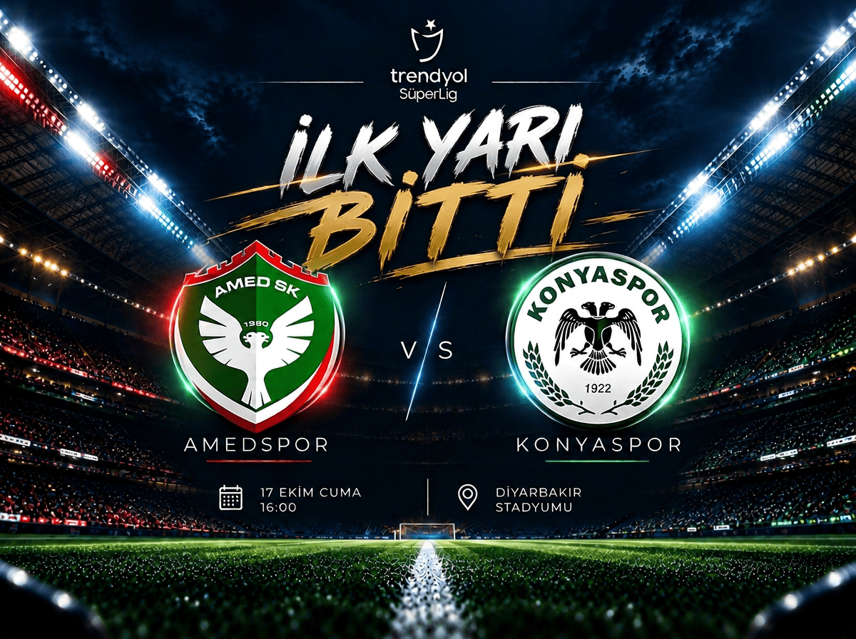 Diyarbakır'da gol sessizliği! İlk 45 dakika geride kaldı