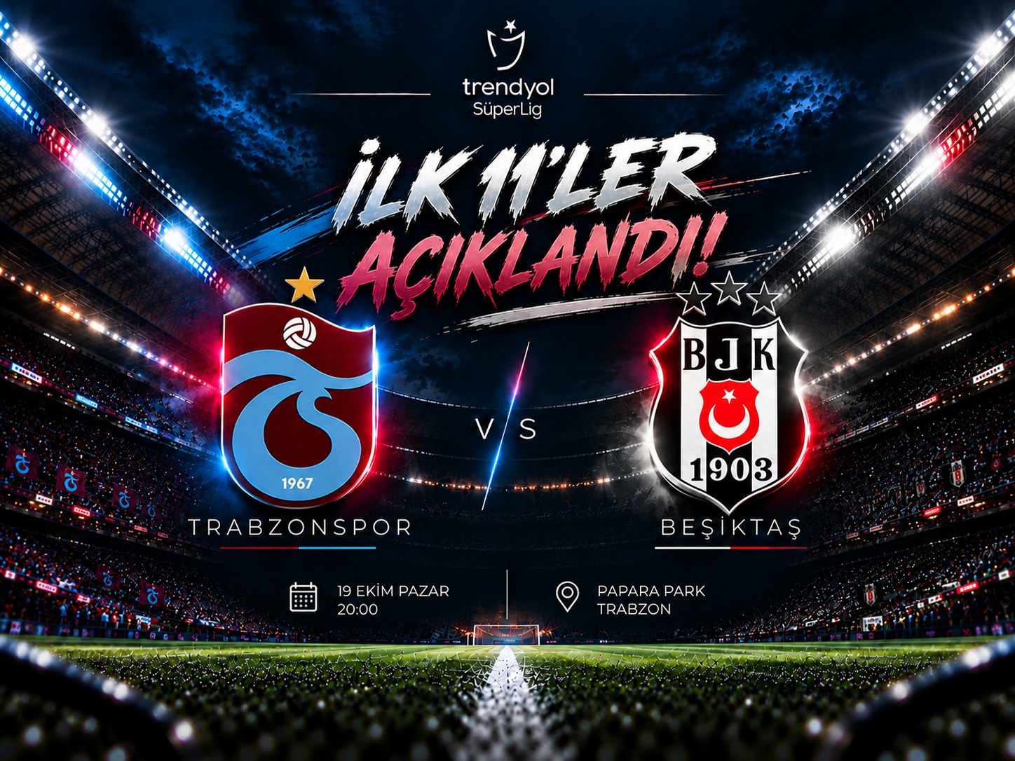 Derbi öncesi tüm kartlar açıldı: İşte 11’ler