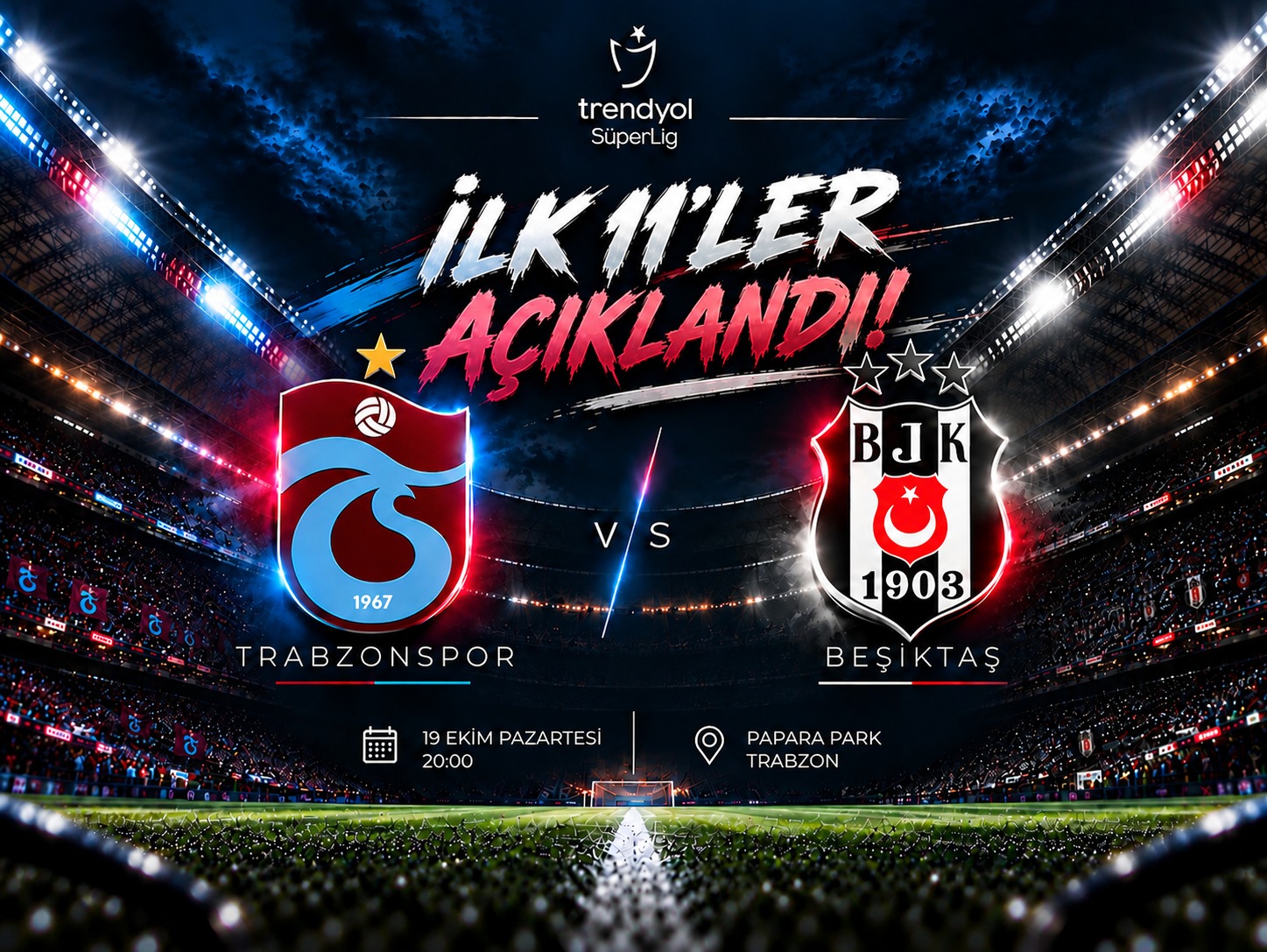 Derbi öncesi tüm kartlar açıldı: İşte 11’ler