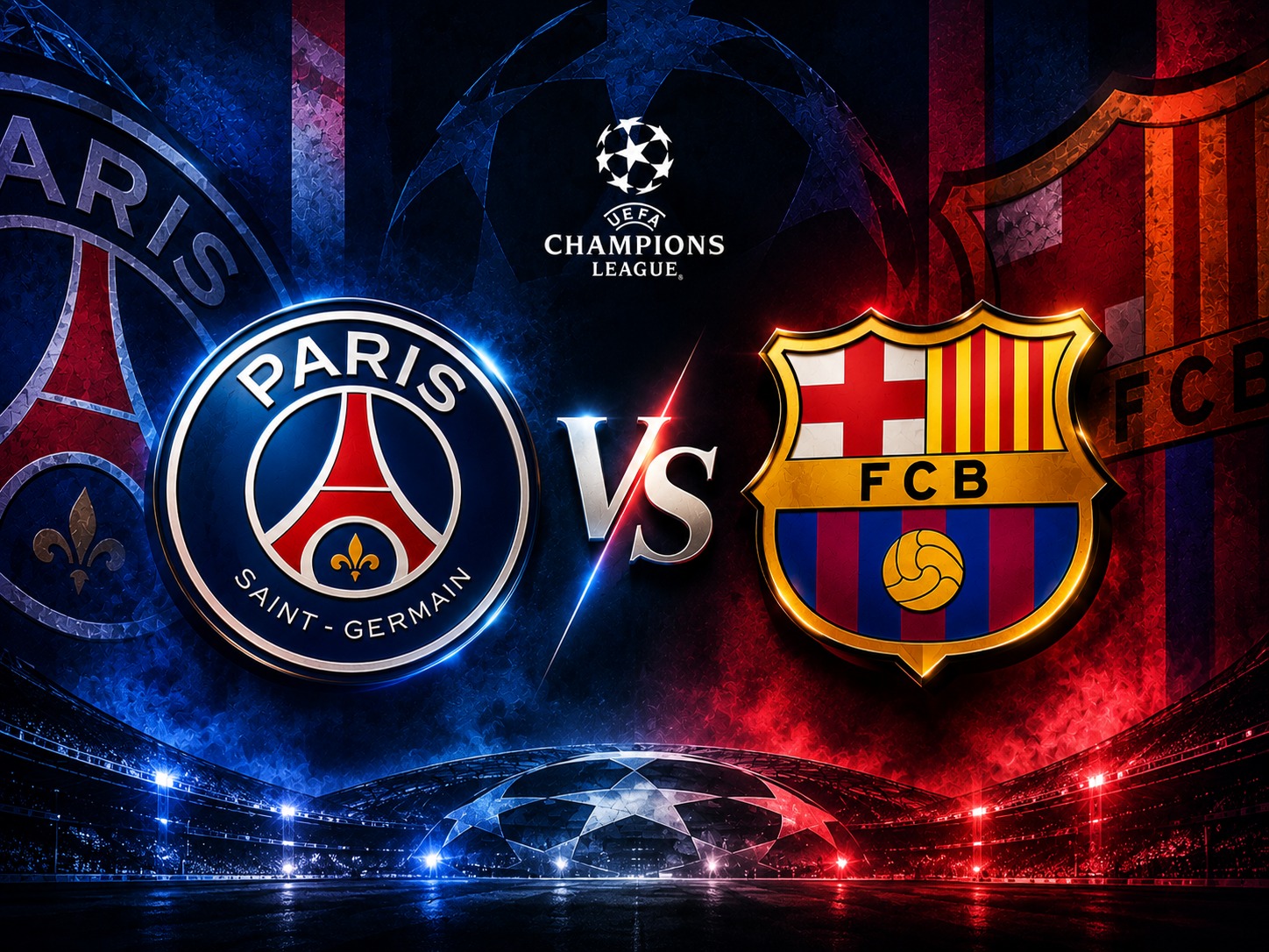 Devler sahnede! PSG - Barcelona maçı başladı