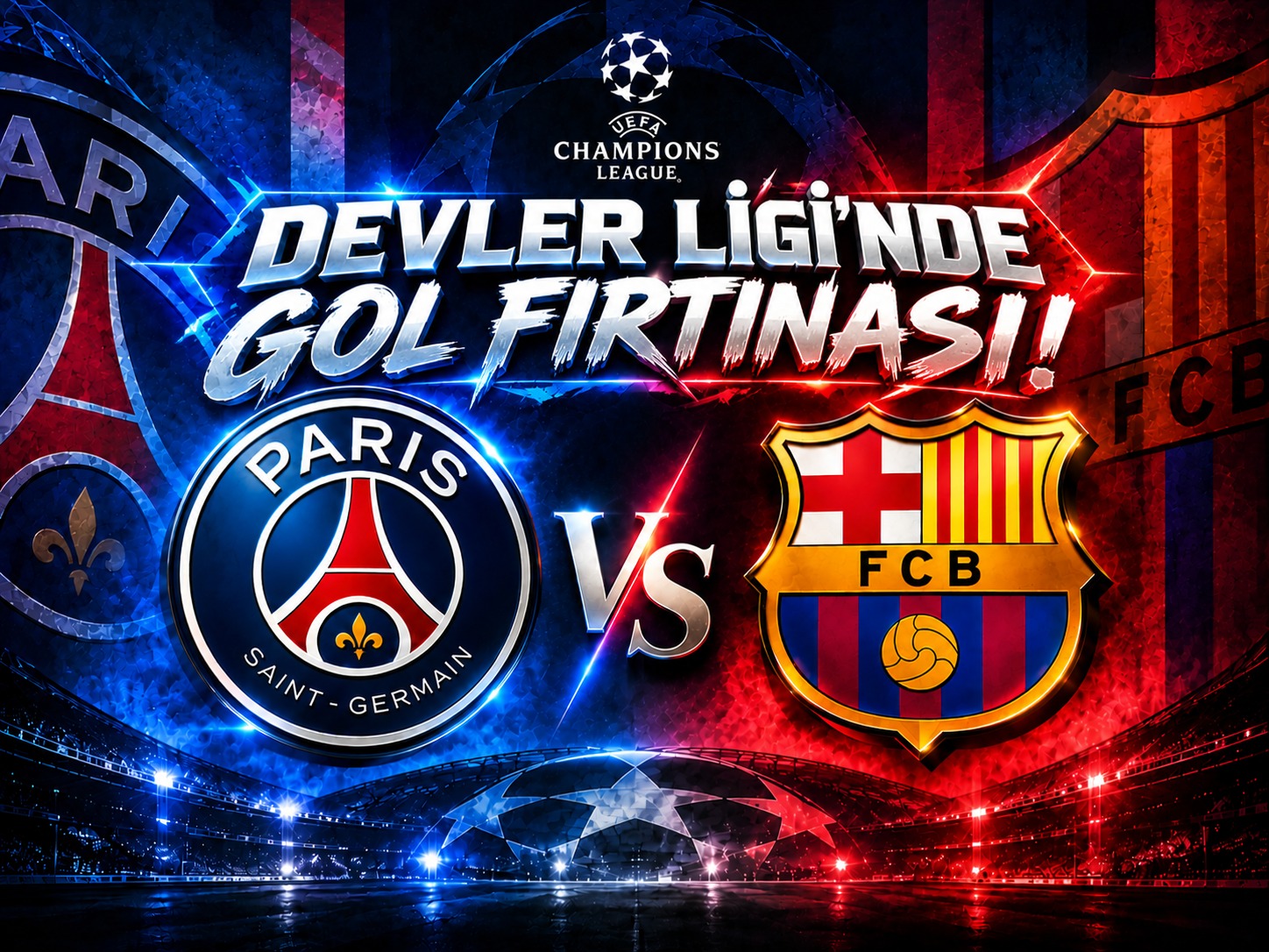 Şampiyonlar Ligi'nde gol yağmuru! PSG - Barcelona