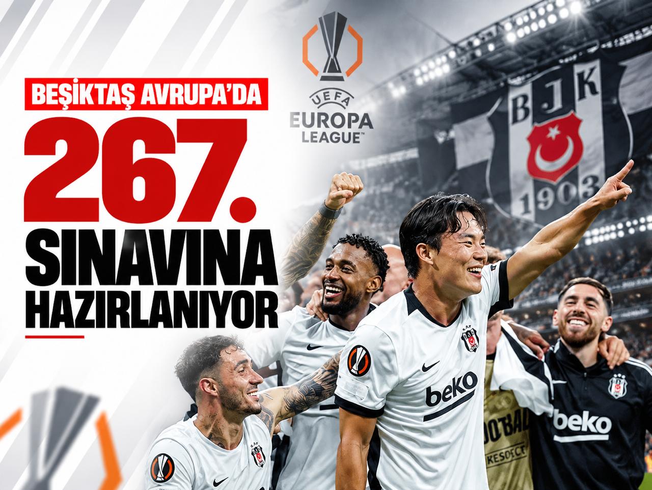 Beşiktaş Avrupa'da 267. sınavına hazırlanıyor