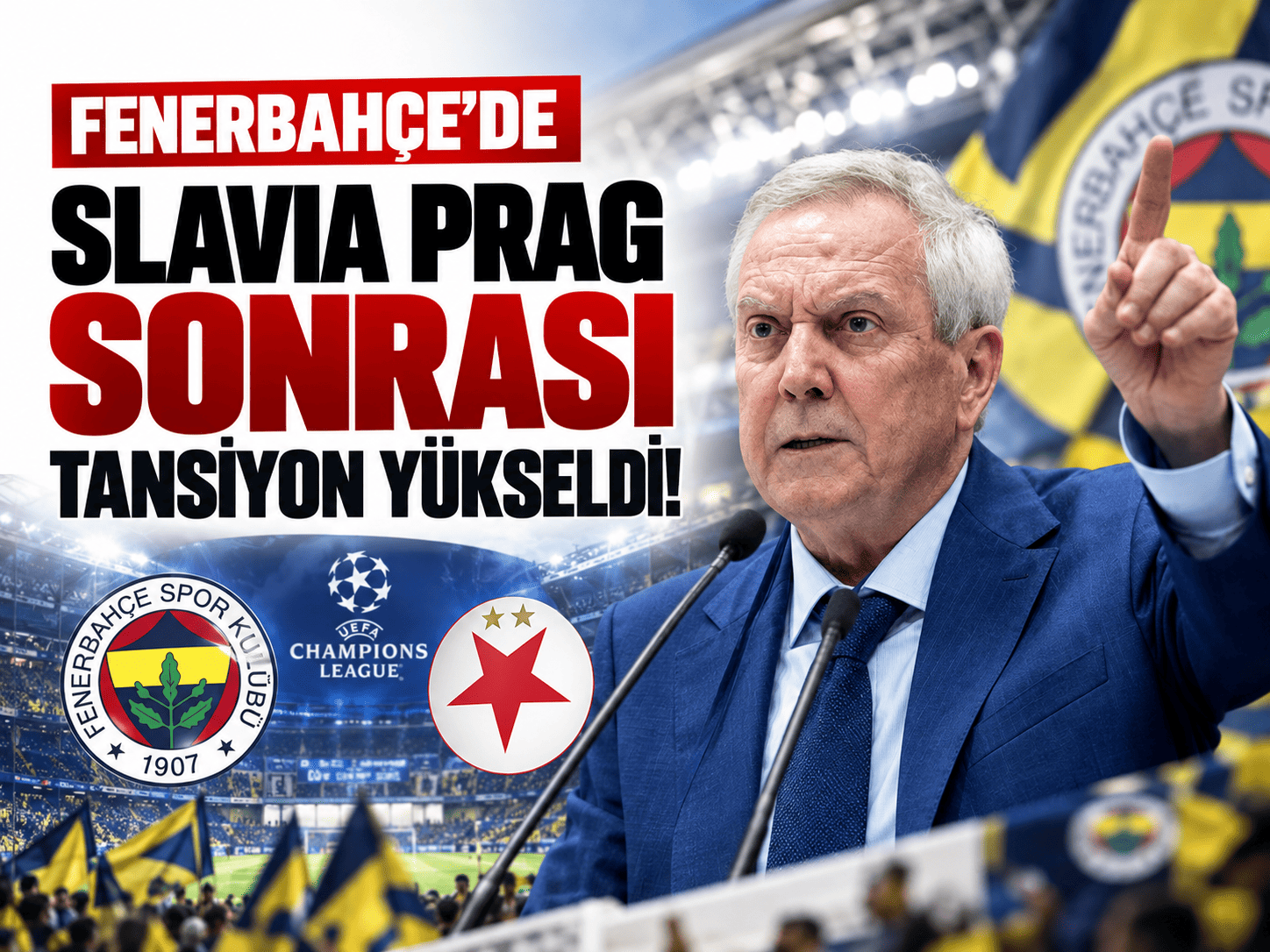 Fenerbahçe’de Slavia Prag sonrası tansiyon yükseldi!
