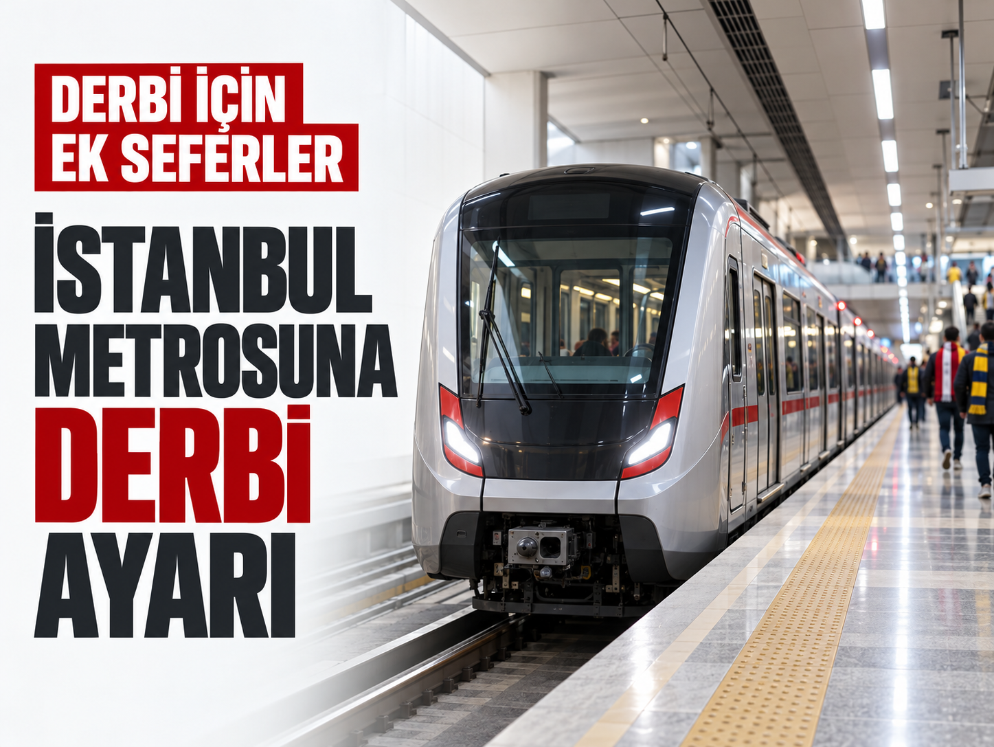 İstanbul metrosuna derbi ayarı