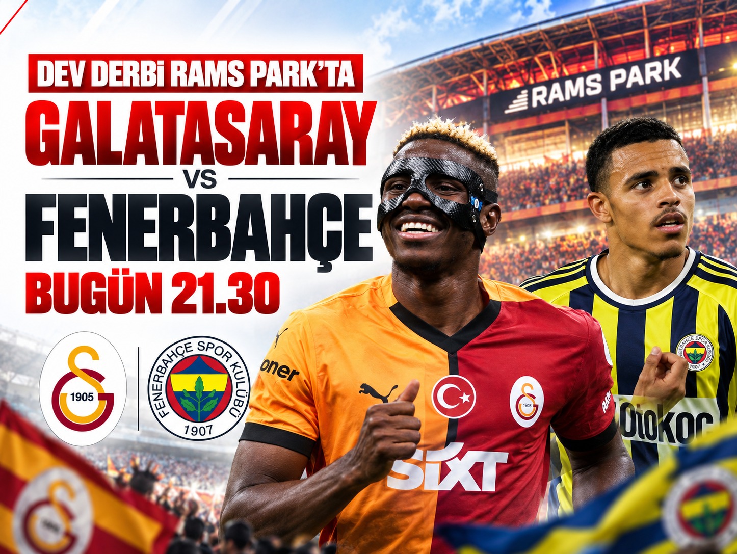 Galatasaray ile Fenerbahçe 407. kez karşı karşıya