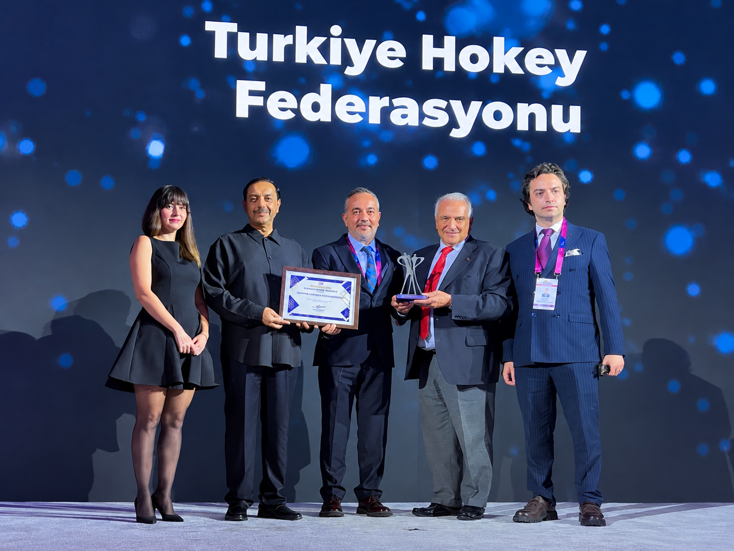 Türkiye Hokey Federasyonuna Pablo Negre Ödülü