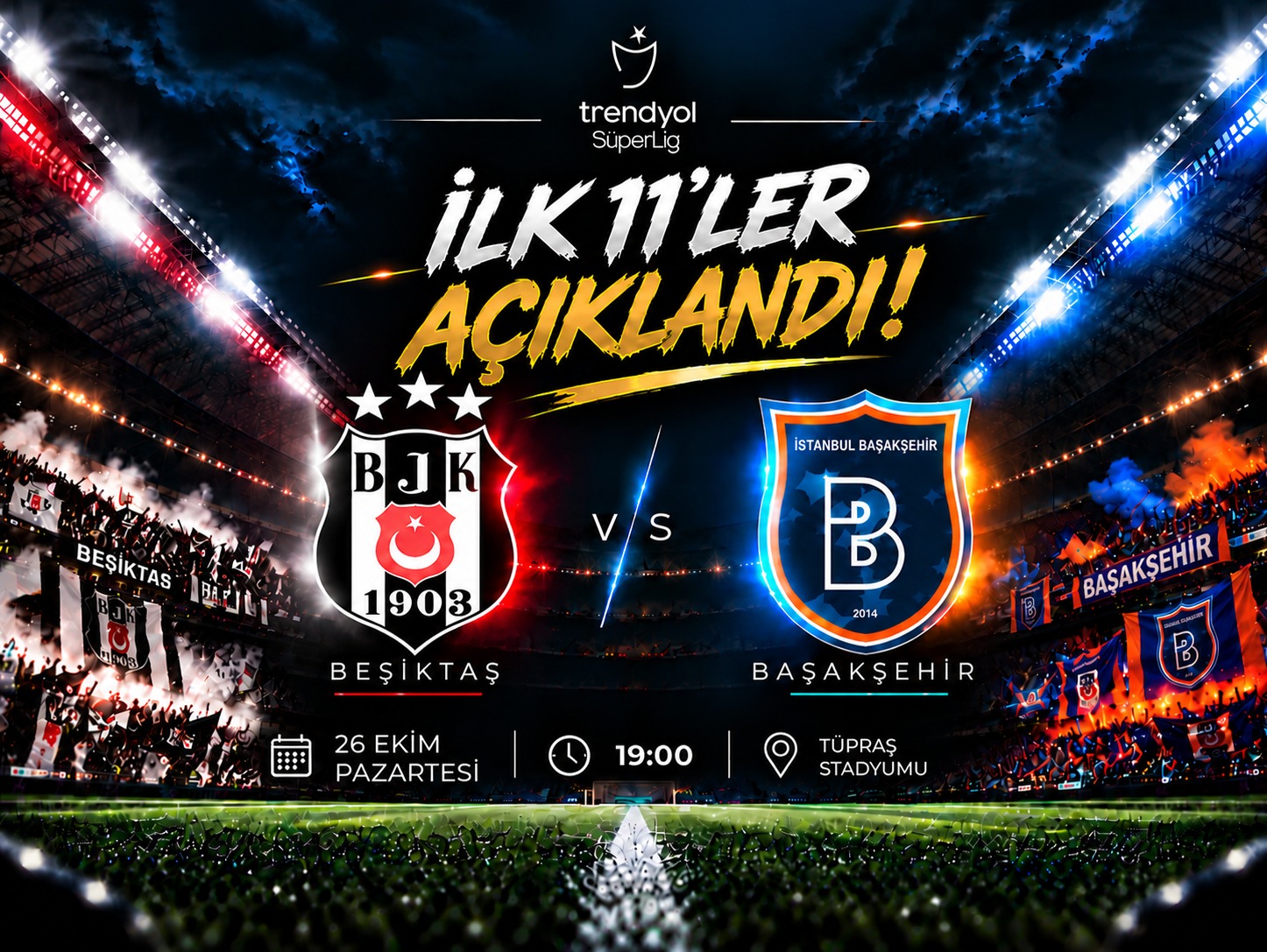 Dolmabahçe'de kadro belli oldu!