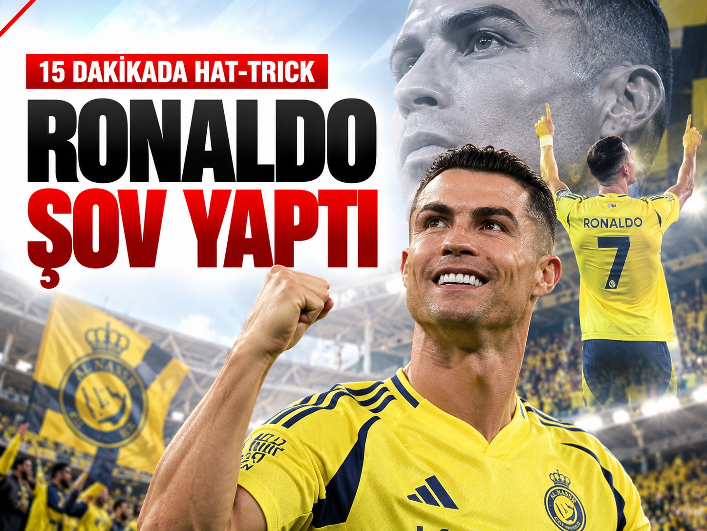 Ronaldo’dan 15 dakikada hat-trick
