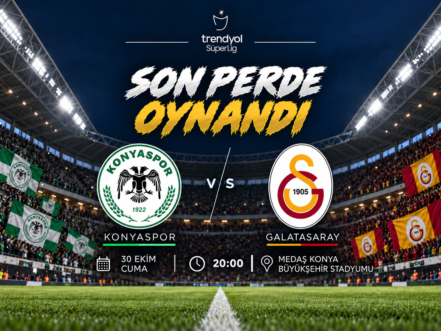 Konya'da dört gol, dört farklı isim!
