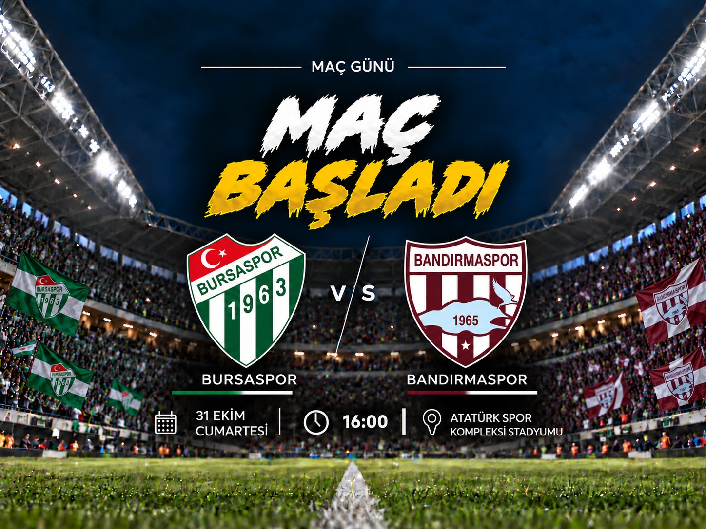Kocaelispor-Rizespor karşılaşması başladı