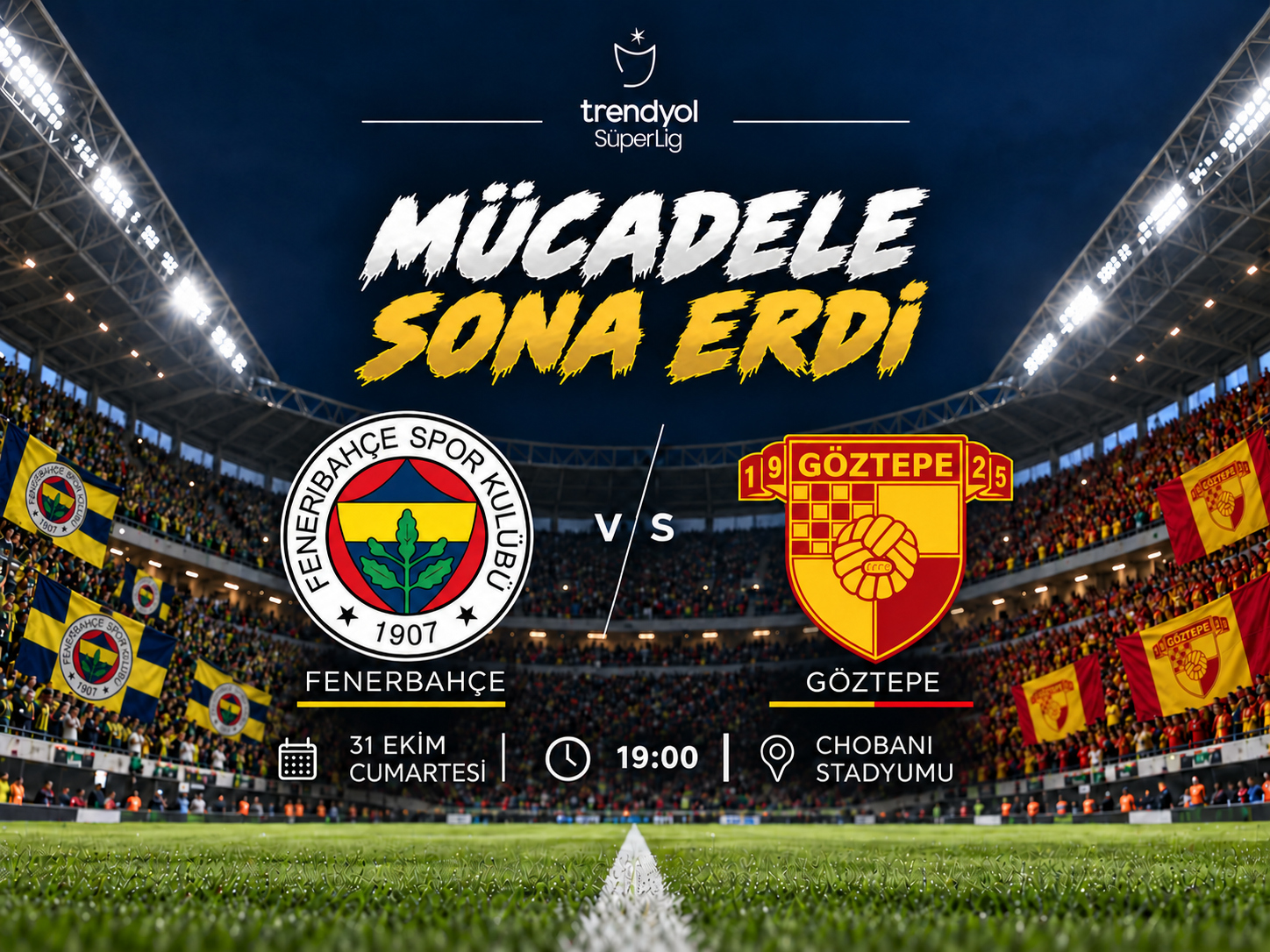 Fenerbahçe-Göztepe maçında senaryo tersine döndü!