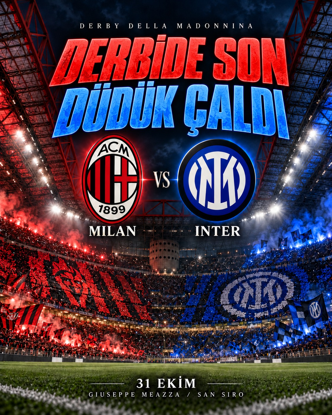 Milano derbisinde son düdük: Ezeli rekabette sürpriz gece